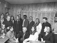 American students last night in Louisburgh, July 1971. - Lyons0018336.jpg  American students last night in Louisburgh, July 1971. : 1971 Misc, 19710717 American students last night in Louisburgh.tif, Louisburgh, Lyons collection