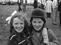 Two young Louisburgh girls, June 1973.. - Lyons0018369.jpg  Two young Louisburgh girls, June 1973. : 19730625 Louisburgh Horseshow 1.tif, Louisburgh Horseshow, Lyons collection