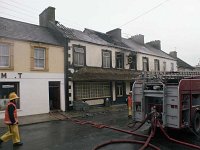 Fire in the Clew Bay Hotel, Louisburgh, March 1982 - Lyons0018432.jpg  Fire in the Clew Bay Hotel, Louisburgh, March 1982. : 19820302 Fire in Clew Bay Hotel 15.tif, Louisburgh, Lyons collection