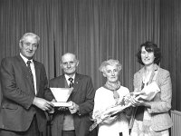 Presentation in Killadoon Hotel, Louisburgh, to retired postman and his wife - Lyons0018459.jpg  Presentation in Killadoon Hotel, Louisburgh, to retired postman and his wife. November 1985. : 19851101 Presentation to retired postman.tif, Louisburgh, Lyons collection