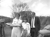 Opening of new caravan park at Old Head 1986. - Lyons0018470.jpg  Kathleen Lydon and her daughter with their friend Mick Lally at the opening of new apartments at Old Head, Louisburgh, June 1986. : 19860613 Opening of new caravan park at Old Head 11.tif, Louisburgh, Lyons collection