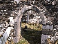 Archaeological and historical research by French students, Louisburgh, April 1987. - Lyons0018494.jpg  Ancient archway in Killgeever, Louisburgh. Archaeological and historical research by French students, April 1987. : 19870407 Archaeological & Historical Research by Louisburgh Stud, 19870407 Archaeological & Historical Research by Louisburgh Students 1.tif, Farmers Journal, Louisburgh, Lyons collection