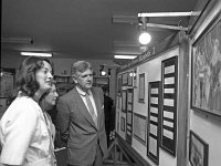 Official opening of Granuaile Resource Centre, Louisburgh, June 1988. - Lyons0018523.jpg  Official opening of Granuaile Resource Centre, Louisburgh, June 1988. Ann Chambers and Jeremy Altamont viewing the exhibition. Officially opened by the Minister for the Environment Mr Padraic Flynn T.D. : 19880618 Grainne Uaile Resource Centre 2.tif, 19880618 Granuaile Resource Centre 2.tif, Louisburgh, Lyons collection