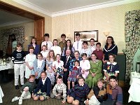 Mr and Mrs Tiernan's  50th anniversary in Durkan's Hotel,  Louisburgh, August 1991 - Lyons0018557.jpg  Mr and Mrs Tiernan's  50th anniversary in Durkan's Hotel, Louisburgh, August 1991. Mr and Mrs Tiernan with their grandchildren. : 19910820 50th Wedding Anniversaryc 2.tif, Louisburgh, Lyons collection