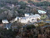 Aerial view of Mulranny Hotel October 1990. - Lyons0018620.jpg  Aerial view of Mulranny Hotel October 1990. : 199010 Mulranny Hotel.tif, Lyons collection, Mulranny