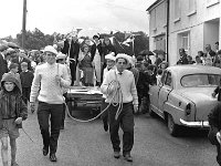 Newport Festival, August 1966. - Lyons0016294.jpg  Newport Festival, August 1966. Grainne Uaile festival Queen and her ladies in waiting parading on Newport. : 196608 Newport Festival 1.tif, Lyons collection, Newport