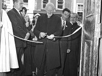 Newport Festival, August 1966. - Lyons0016301.jpg  Newport Festival, August 1966. Archbishop Walsh cutting the tape to open the festival. At left Gerry Bracken Editor of the Mayo News next to the Archbishop at right Johnny McGovern and at extreme right Fr McEllin, Newport. : 196608 Newport Festival 8.tif, Lyons collection, Newport