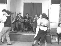 Irish dancers in Derrada, Newport, December 1987. - Lyons0016335.jpg  Irish dancers in Derrada, Newport, December 1987. Musicians include John Francis chambers, 3rd from left, and Rose Nixon on right. : 198712 Irish Dancers in Derrada 4.tif, Farmers Journal, Lyons collection, Newport