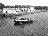 Newport, July 1969.. - Lyons0016382.jpg  Newport. Angling boat on its way to the fishing grounds in Clew Bay, July 1969. : 19690716 Newport 4.tif, Lyons collection, Newport