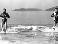 Water skiing in Newport.. - Lyons0016419.jpg  Johnny and Maureen Mc Govern water skiing in Newport, September 1972. : 19720927 Water skiing in Newport 7.tif, Lyons collection, Newport