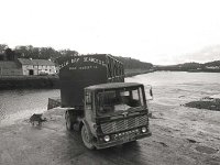 Clew Bay Seaweed truck, January 1973.. - Lyons0016428.jpg  Clew Bay Seaweed truck, January 1973. : 19730129 Seaweed from Skibereen 2.tif, Lyons collection, Newport