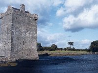 O' Malley Clan Convention, July 1986. - Lyons0016489.jpg  Carraighholley Castle, Grace O' Malley's castle on the mainland. O' Malley Clan Convention. July 1986. : 19860719 O' Malley Clan Convention 4.tif, Farmers Journal, Lyons collection, Newport