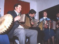 Derrada dancers and musicians, Newport 1987. - Lyons0016492.jpg  The band providing the music for the Derrada dancers, Newport November 1987. Musiciand include John Francis Chambers, centre, and Rose Nixon to his left. : 19871126 Deradda Dancers 1.tif, 19871126 Derrada Dancers 1.tif, Farmers Journal, Lyons collection, Newport