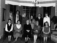 Swinford Hospital Dinner Dance - Lyons0008802.jpg  Group photo of eleven Swinford hospital staff with matron. There are other photos form this event. Dinner Dance was held in Downhill Hotel Ballina.