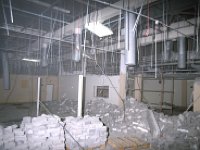 - Lyons0020091.jpg  Packaging area under demolition,  Allergan, July1985 : 19850728 Packaging area under demolition 4.tif, Allergan