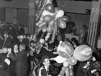 Belclare House, 1965 - Lyons00-21336.jpg  New Year's Eve party in Belclare House....the clock strikes midnight! : 19651231 New Years Eve Party 6.tif, Belclare House, Lyons collection