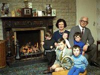 Belclare House, 1966. - Lyons00-21341.jpg  John and Bernadette Healy and their children in their home. : 196612 The Healy family.tif, Belclare House, Lyons collection