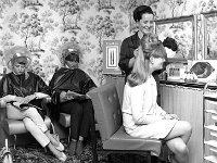 Belclare House, 1967. - Lyons00-21345.jpg  Hairdressing Salon at Belclare House. : 19670805 Hair Dressing Saloon.tif, 19670805 Hairdressing Saloon.tif, Belclare House, Lyons collection