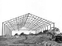 Belclare House, 1967. - Lyons00-21353.jpg  The starlight ballroom under construction. : 19671129 Starlight Ballroom under construction 1.tif, Belclare House, Lyons collection, Westport