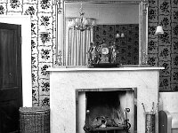 Belclare House, 1968. - Lyons00-21361.jpg  One of the fireplaces in Belclare House. : 19681002 One of the fireplaces.tif, Belclare House, Lyons collection