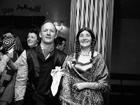 Belclare House, 1969. - Lyons00-21363.jpg  The tramps ball in Belclare House. Paddy and Rita O'Boyle, the Crescent Westport. : 19690102 Tramps Ball 1.tif, Belclare House, Lyons collection