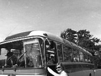 Belclare House, 1969. - Lyons00-21378.jpg  John Healy's new coach. Courier boarding the bus. : 19690625 John Healy's new coach 3.tif, Belclare House, Lyons collection