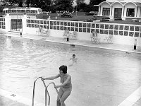 Belclare House, 1969. - Lyons00-21379.jpg  Swimming pool. : 19690905 Swimming pool at Belclare House 2.tif, Belclare House, Lyons collection