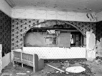 Belclare House, 1985. - Lyons00-21435.jpg  The bar in Belclare House in ruins. : 19850307 Belclare House in ruins 11.tif, Belclare House, Lyons collection