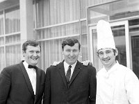 Manager, Head Chef, Head Waiter, Hotel Westport June 1970. - Lyons0019744.jpg  Head waiter, Manager Cormac Hughes and Head Chef Tom Nestor. Hotel Westport, June 1970. : 19700626 Hotel Westport 5.tif, Lyons collection, Westport Developing