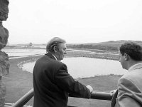 Official Opening of Sea Wharf Apartments, Westport Quay, October 1992. - Lyons0019802 1.jpg  Opening of Sea Wharf Apartments at Westport Quay. Padraic Flynn and John Lally looking at a view from the apartments. October 1992. : 19921012 Opening of Sea Wharf Apartments 1.tif, Lyons collection, Westport Developing