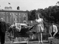 Fr Ritchie Horan performing his magic, Westport House June 1971. - Lyons0018898.jpg  Fr Ritchie Horan performing his magic, Westport House June 1971