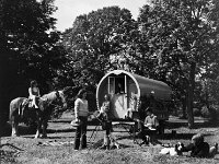 Ccaravans at Westport House, August 1975 - Lyons0018911.jpg  Promotional photos of caravans at Westport House, August 1975