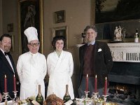 Food display with Chef & Lord Altamont, Westport House, March 1982 - Lyons0018993.jpg  Food display with Chef & Lord Altamont, Westport House, March 1982