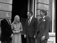 Opening of Camping & Caravan Park at Westport House, June 1982 - Lyons0019008.jpg  Dean Francis, Westport; Lady Altamont; Padraig Flynn TD and Lord Altamont. Opening of Camping & Caravan Park at Westport House, June 1982 : 198206 Opening of Camping & Caravan Park at Westport House 8.tif, Lyons collection, Westport House