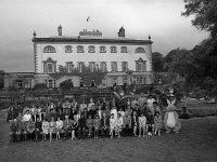 Westport House Staff on the lawn, July 1985 - Lyons0019035.jpg  Westport House Staff on the lawn, July 1985 : 198507 Westport House Staff on the lawn 1.tif, Lyons collection, Westport House
