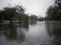 Flooding at Westport House, October 1989. - Lyons0019052.jpg  Flooding at Westport House, October 1989.