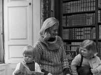 Westport House - Opening for the season - Lyons0019073.jpg  Westport House - Opening for the season. The dining room and baby Karen waiting for the guests. March 1966. : 19660327 Westport House - Opening for the season.tif, Lyons collection, Westport House