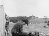 International Boy Scouts in Westport House, July 1968. - Lyons0019151.jpg  Erecting the tent. International Boy Scouts in Westport House, July 1968. : 19680730 International Boy Scouts in Westport House 14.tif, Lyons collection, Westport House