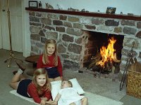 Three of Lord Altamont's children in their home in Rusheen  Westport, October 1969,. - Lyons0019181.jpg  Three of Lord Altamont's children in their home in Rusheen  Westport, October 1969, : 19691018 Lord Altamont's children.tif, Lyons collection, Westport House