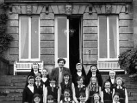 Lord Altamont with teaching Sisters and School children. - Lyons0019256.jpg  Lord Altamont with teaching Sisters and School children, Westport House, June 1972. : 19720626 Lord Altamont with teaching Sisters and School children.tif, Lyons collection, Westport House