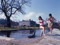 New Zoo in Westport House with seal, March 1973 - Lyons0019273.jpg  New Zoo in Westport House with seal, March 1973