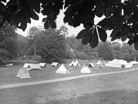 Camp scene, Westport House, July 1976. - Lyons0019483.jpg  Camp scene, Westport House, July 1976.