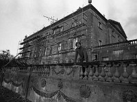 Scaffolding at Westport House, April 1979. - Lyons0019563.jpg  Scaffolding at Westport House, April 1979.