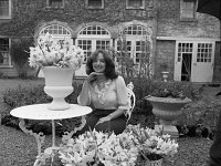 Mary McHale in Westport House Garden Centre, April 1982. - Lyons0019602.jpg  Mary McHale in Westport House Garden Centre, April 1982.