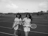 New tennis courts at Westport House, May 1982. - Lyons0019603.jpg  New tennis courts at Westport House, May 1982.