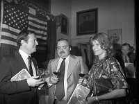 Wine tasting in Westport House with the American Ambassador , September 1982.. - Lyons0019618.jpg  Wine tasting in Westport House with the American Ambassador , September 1982.