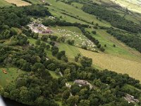 Aerial view of Westport House and Campsite, July 1985. - Lyons0019649.jpg  Aerial view of Westport House and Campsite, July 1985.