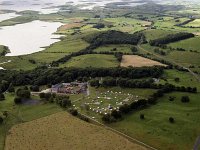 Aerial view of Westport House and Campsite, July 1985. - Lyons0019650.jpg  Aerial view of Westport House and Campsite, July 1985.