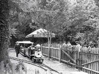 Children from Athenry in Westport House - Lyons0019710.jpg  Engine and train on Westport House grounds.  Children from Athenry in Westport House : 19900611 Children from Athenry in Westport House 2.tif, Lyons collection, Westport House