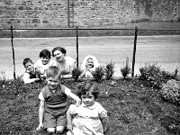 Myra Gibbons, Quay Rd with neighbouring children. - Lyons0013565.jpg  Faces and Places in Westport, 1950s. Myra Gibbons, Quay Rd with neighbouring children. : 1950's Faces and Places in Westport 25.tif, 1950s Misc, Lyons collection, Westport